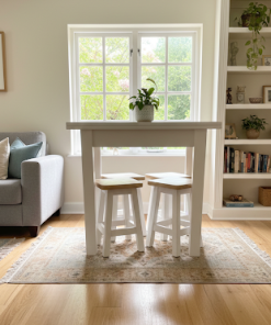 Mesa libro 0.80 x 0.40 + 2 Bancos